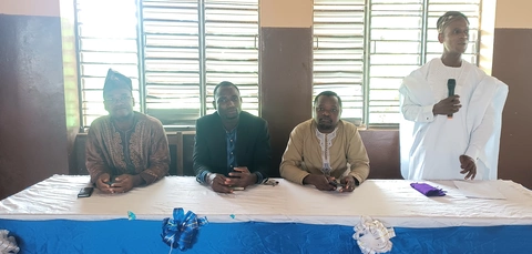 le PCA et la délégation de Cotonou 